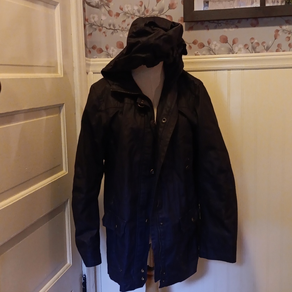 Ralph Lauren medium blue hooded coat